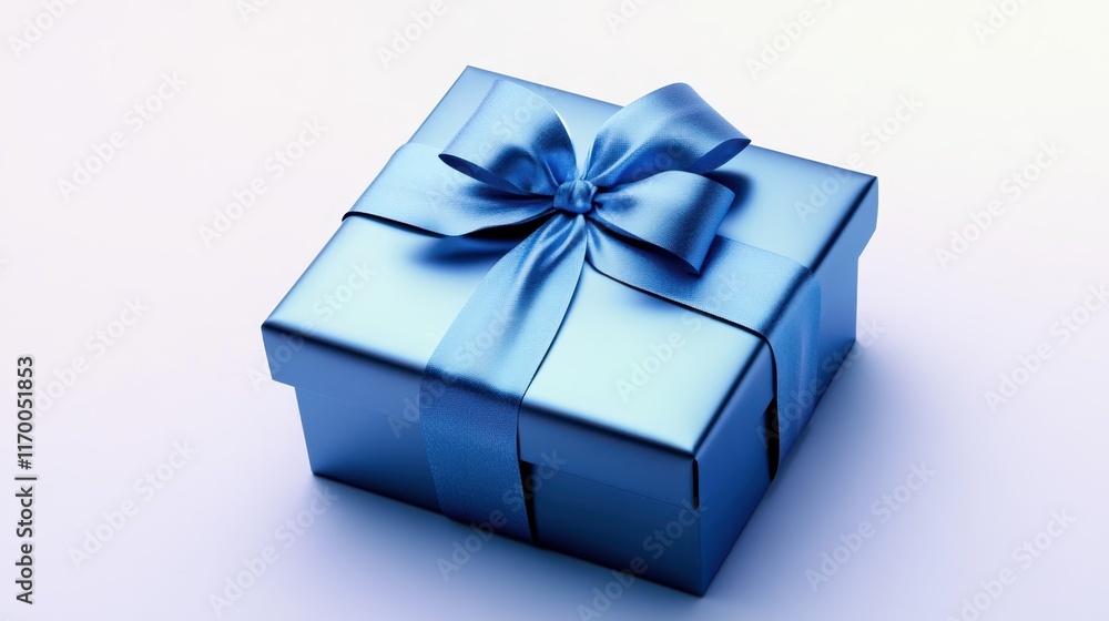 Realistic 3D render, teal gift box, shiny blue ribbon bow, soft lighting, studio photography, detailed textures, minimalist composition, festive, celebratory, clean background, product photography, hi Realistic 3D render, teal gift box, shiny blue ribbon bow, soft lighting, studio photography, detailed textures, minimalist composition, festive, celebratory, clean background, product photography, hi