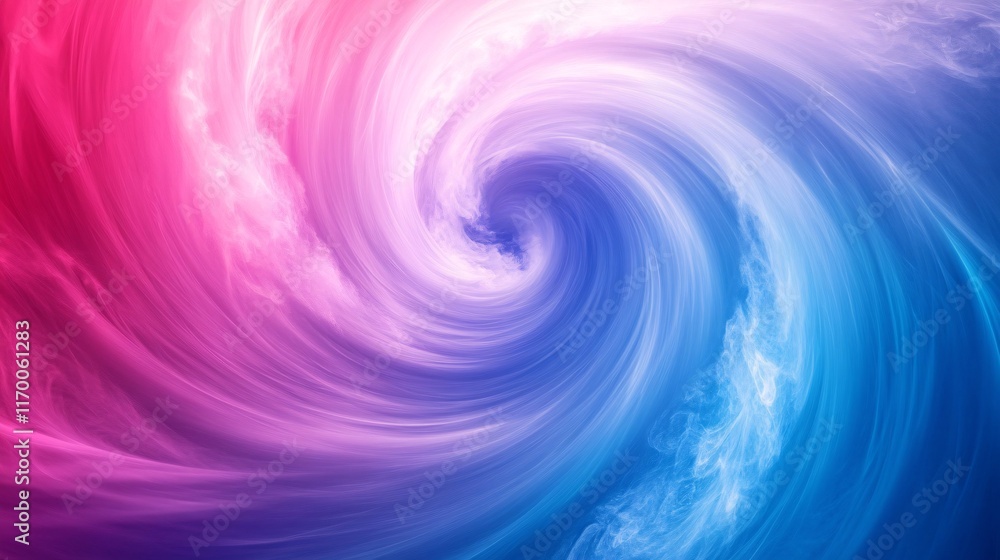 Abstract swirling pattern with vibrant pink and blue hues creating a mesmerizing visual effect, illustrating motion and fluidity in a digital art style. Abstract swirling pattern with vibrant pink and blue hues creating a mesmerizing visual effect, illustrating motion and fluidity in a digital art style.