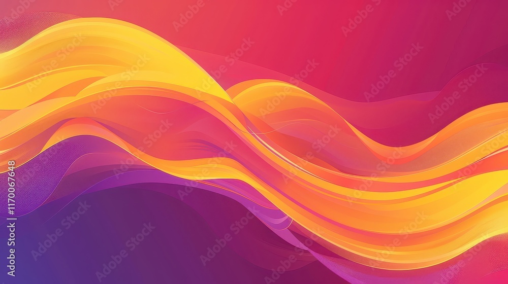 Vibrant gradient with fiery oranges, reds, and yellows creating an abstract flame effect.
