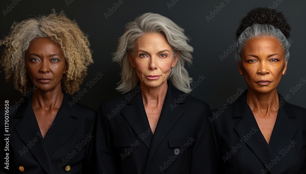 portrait of three people portrait of three people