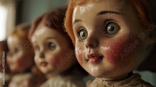 Antique Creepy Dolls: Vintage Toy Collection photo