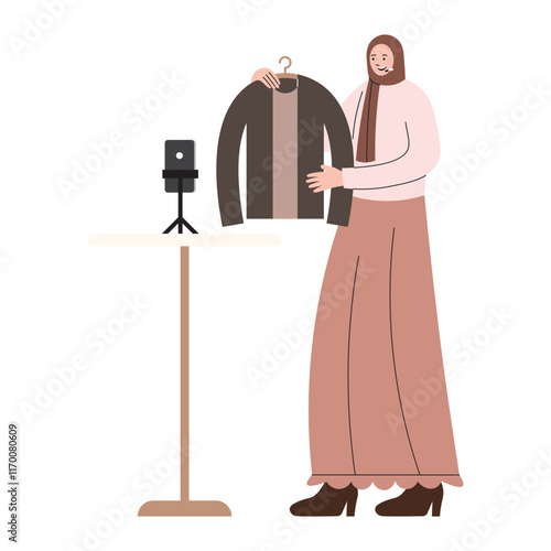 Muslim Women Content Creator Fashion Vlogger