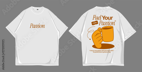 Design t shirt oversize street wear,  fuel your own passion