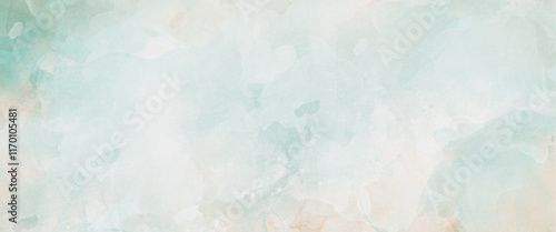 Abstract light green watercolor background