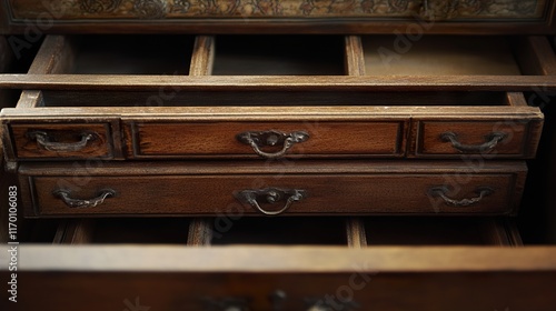 Antique Wooden Chest of Drawers: Vintage Home Decor photo