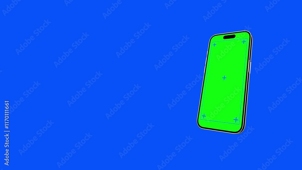 Realistic phone frame rotates on the screen. Smartphone Iphone mock up concept graphic template 3D Realistic phone frame rotates on the screen. Smartphone Iphone mock up concept graphic template 3D