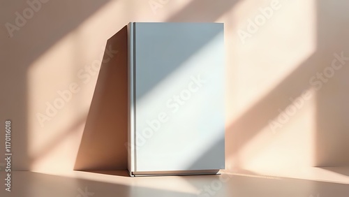 Blank cover book mockup 