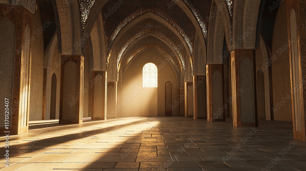 Obraz premium Mosque complex from Birds eyes