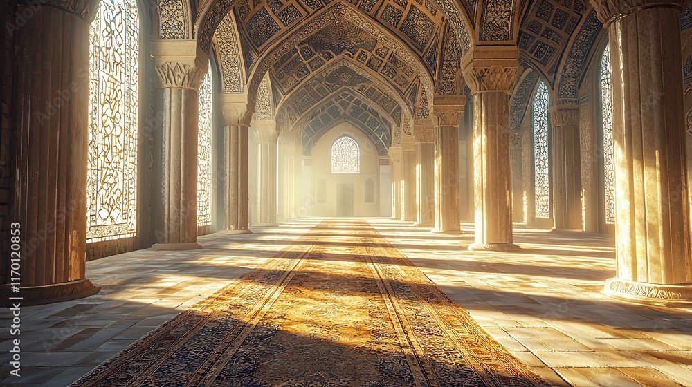 Obraz premium Mosque complex from Birds eyes