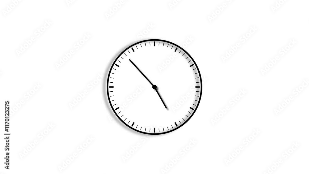 Technology clock icon background 4k video. Timer clock animation. Technology clock icon background 4k video. Timer clock animation.