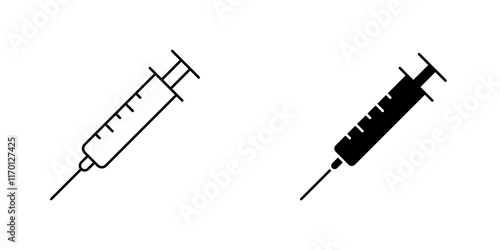 Syringe icons pack for apps and web UI designs