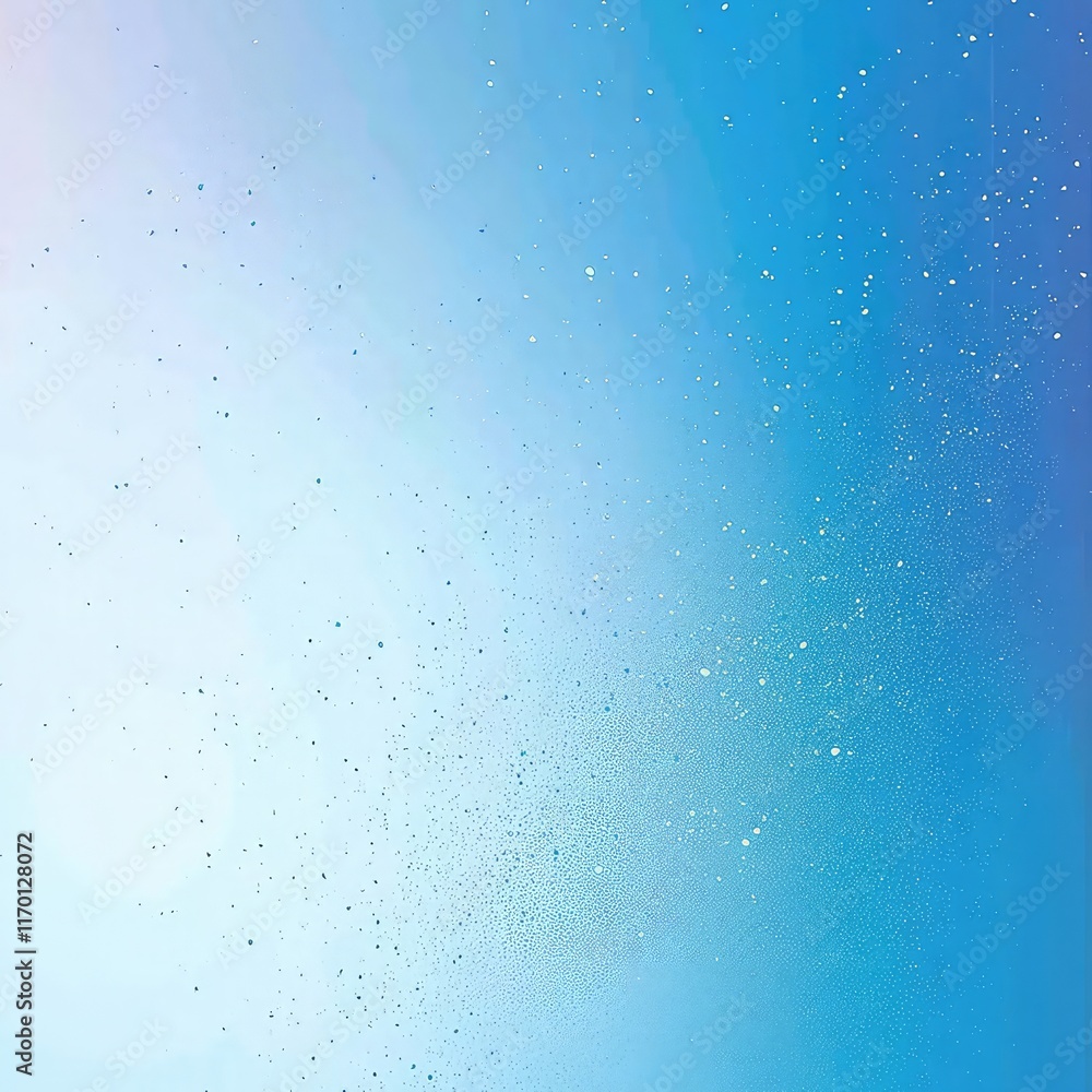 Obraz premium Soft and blurred light blue grainy textured gradient background.