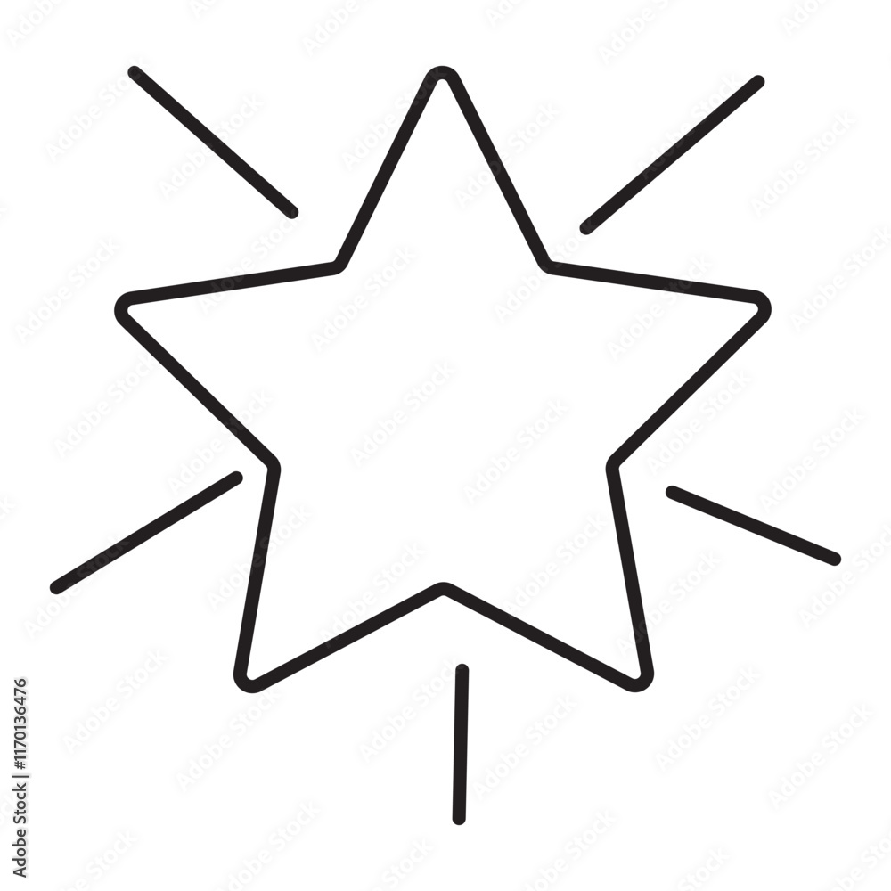 Gold Star or favorite flat icon for apps and websites Gold Star or favorite flat icon for apps and websites