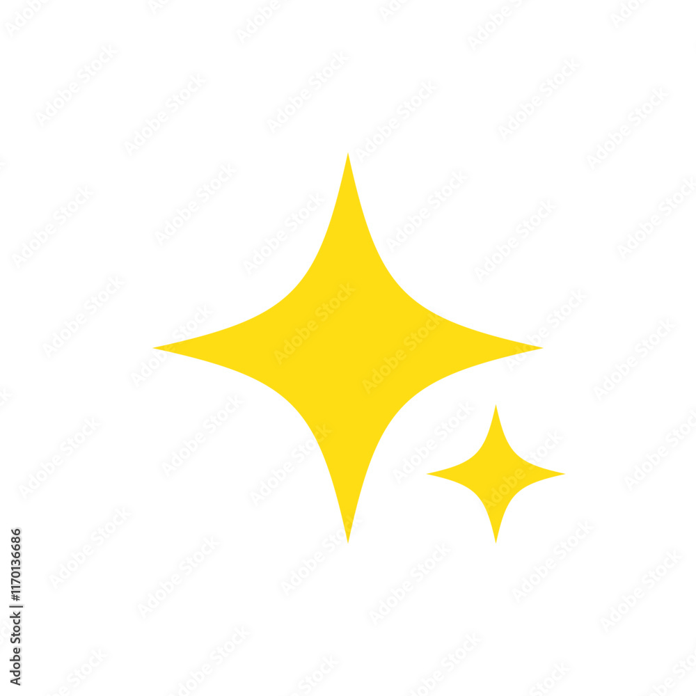 shine icon isolated on white background. vector illustration. shine icon isolated on white background. vector illustration.