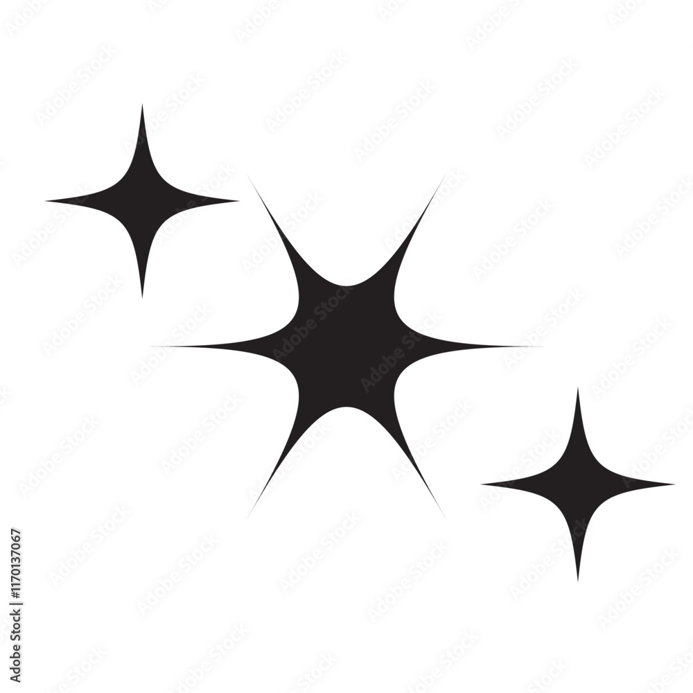 Obraz premium shine icon isolated on white background. vector illustration.