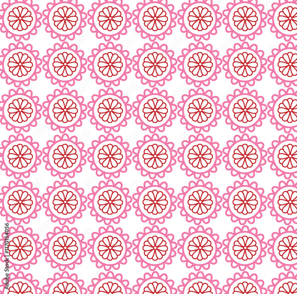 Fototapeta premium seamless pattern with flowers