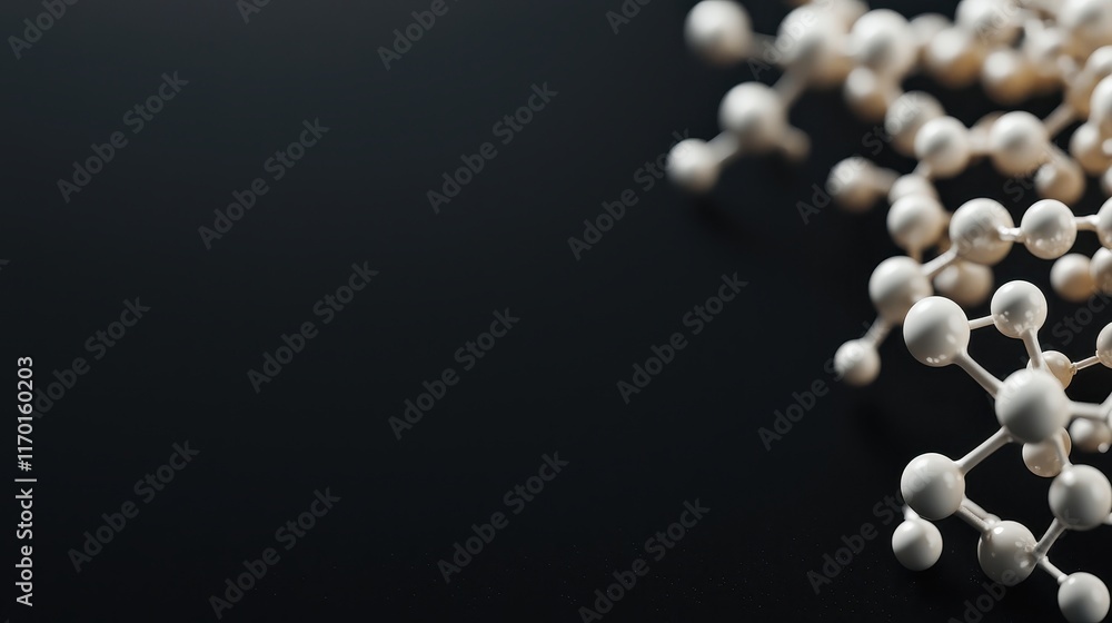 A close-up view of molecular structures on a dark background, showcasing the complexity of chemical compounds and their connections. A close-up view of molecular structures on a dark background, showcasing the complexity of chemical compounds and their connections.