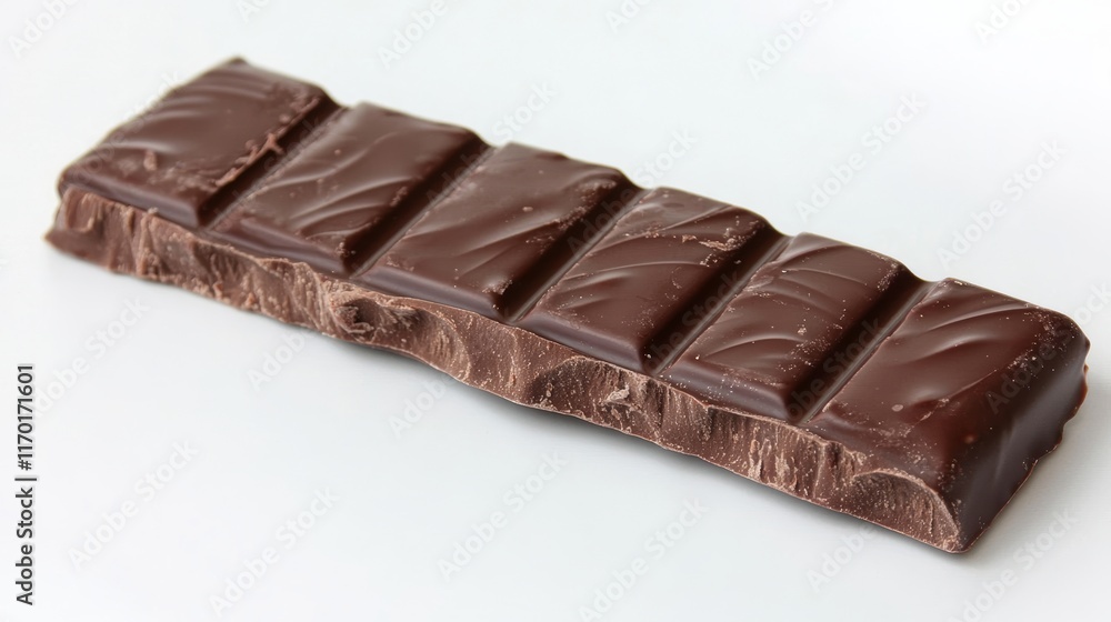 Naklejka premium Sweet tasty chocolate bar isolated on white