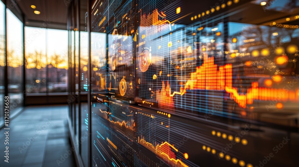 Digital Display of Business Integration Success Rates and Modernization Metrics Digital Display of Business Integration Success Rates and Modernization Metrics
