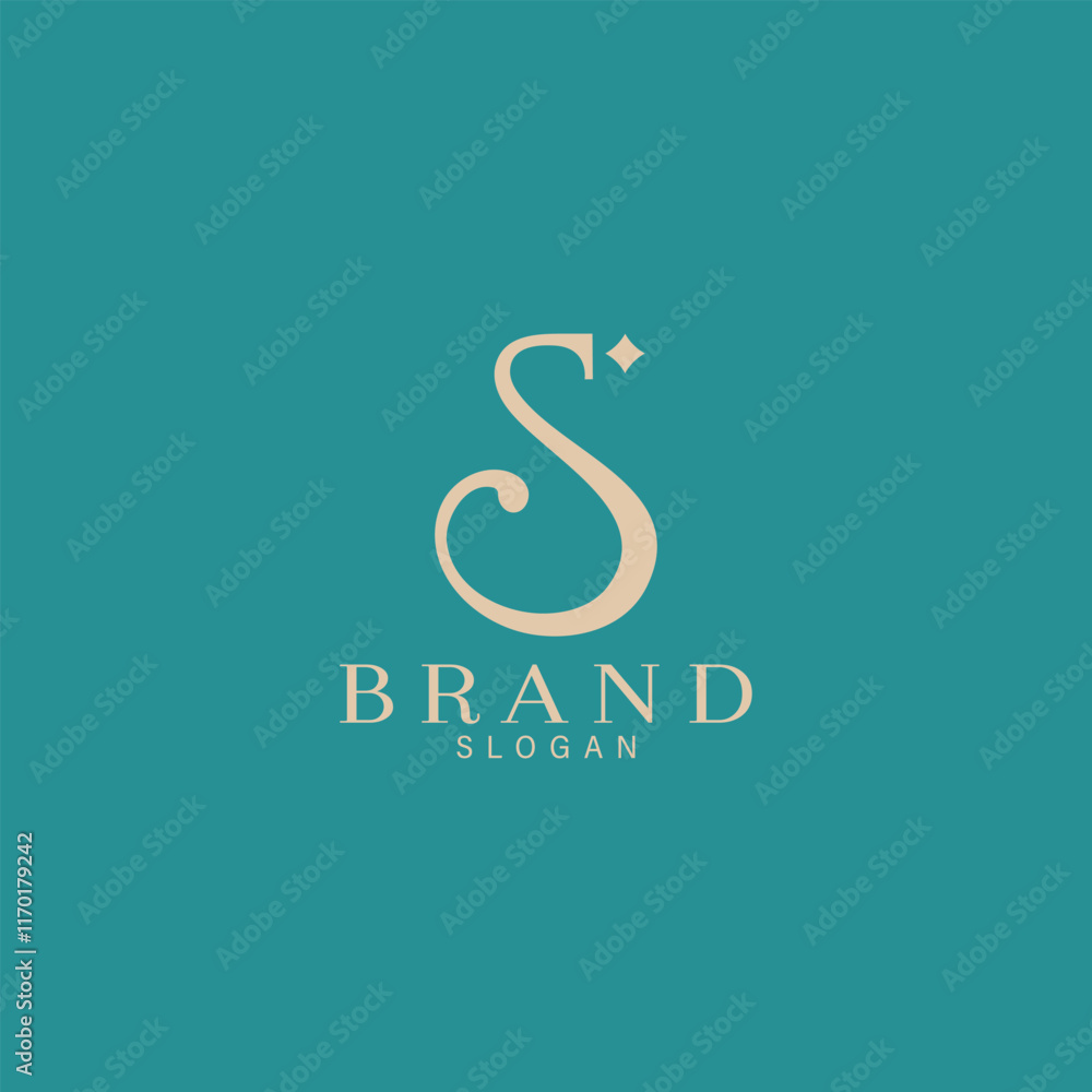 Fototapeta premium S, S logo, Luxury Logo, SS