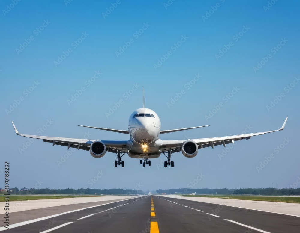 Fototapeta premium airplane at the airport