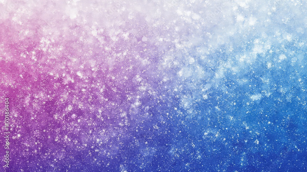 Fototapeta premium Futuristic Poster Design with Glowing Gradient and Noise Textured Background, pink blue end white
