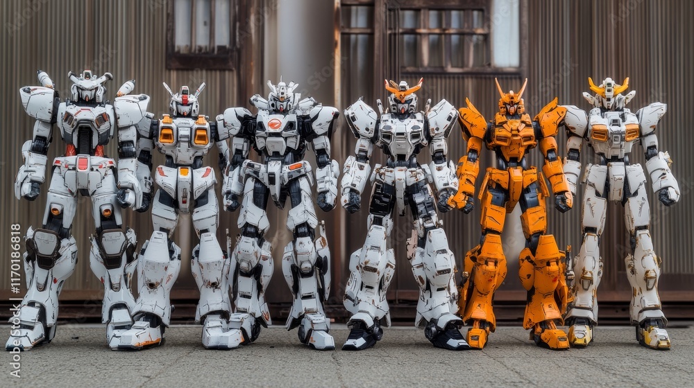 Obraz premium Robot group