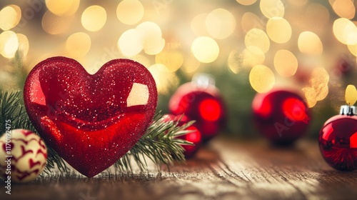 Valentines day background with heart