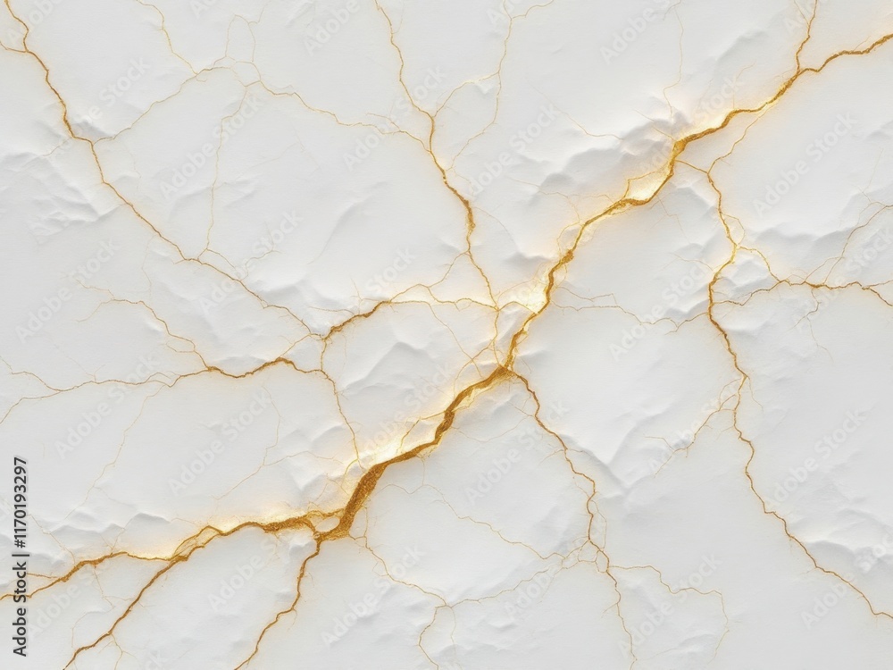 Abstract white marble texture with gold cracks, creating a luxurious and dramatic background for high-end or sophisticated designs. Abstract white marble texture with gold cracks, creating a luxurious and dramatic background for high-end or sophisticated designs.