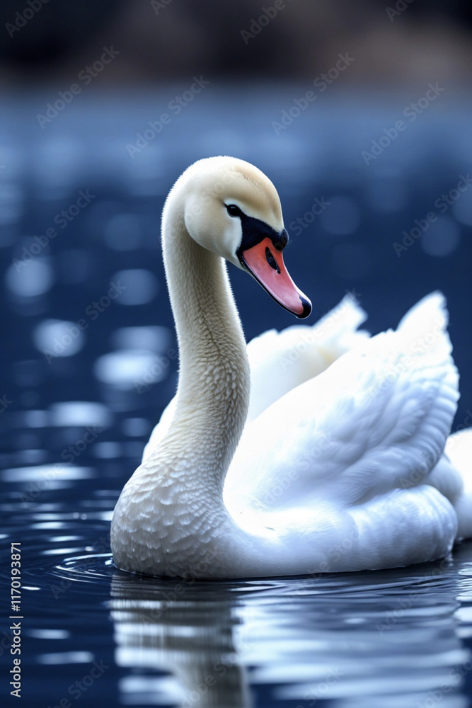 Fototapeta premium Serene Swan