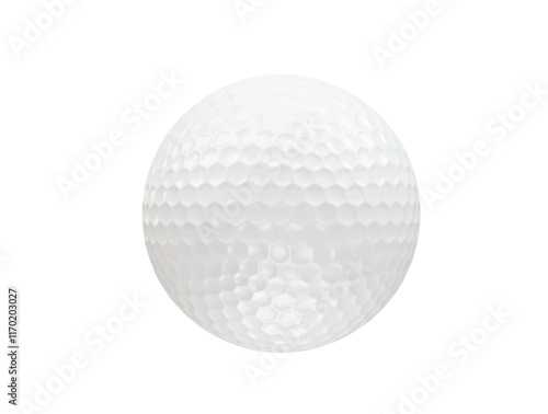 golf ball 3d rendering icon iilustration