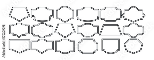 Set of vintage frames .heritage frame collection.