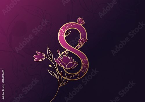 Number 8 with Delicate Flow...