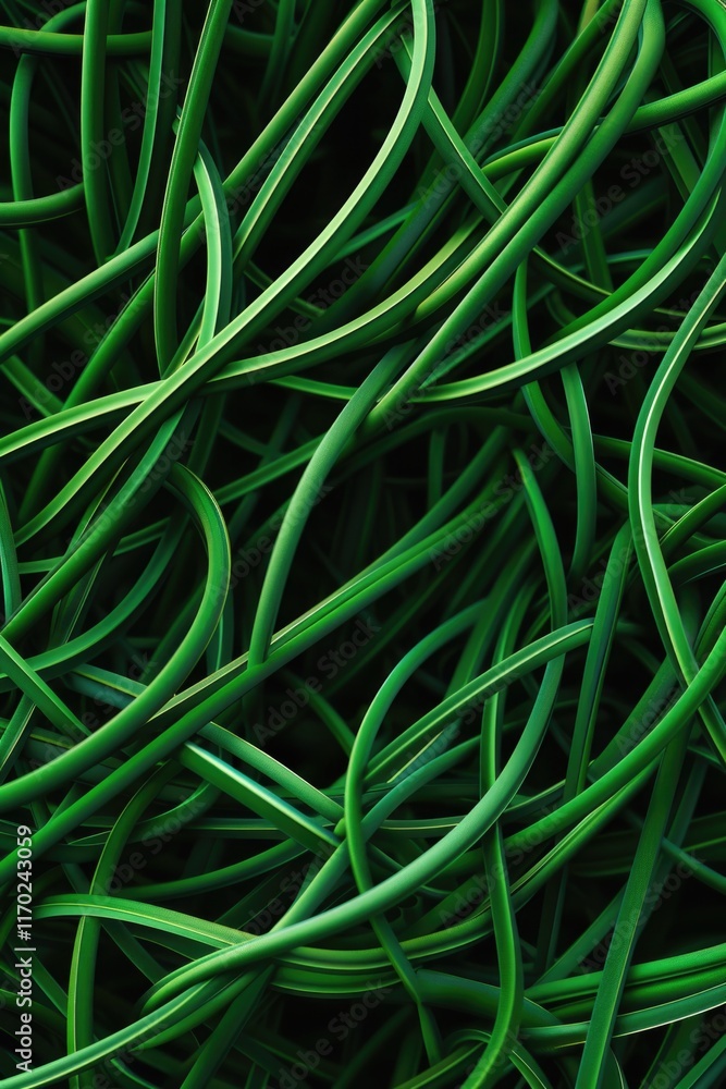 Close-up of green onion stalks Close-up of green onion stalks