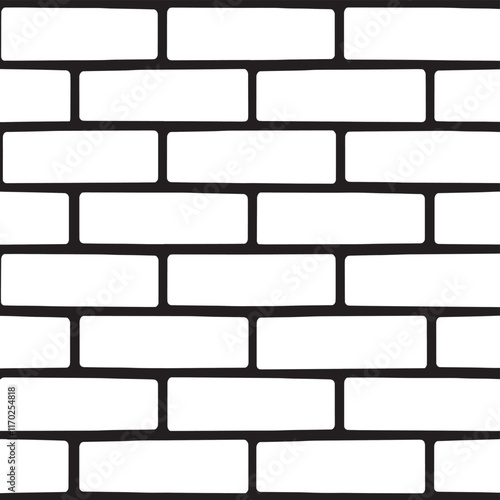 Vertical Brick Wall Pattern