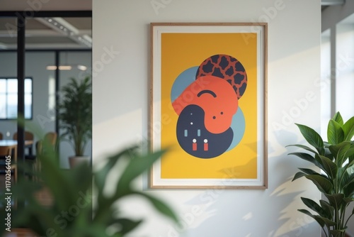 Creative Expressions - Showcasing the Power of Poster Art in Workspaces. photo