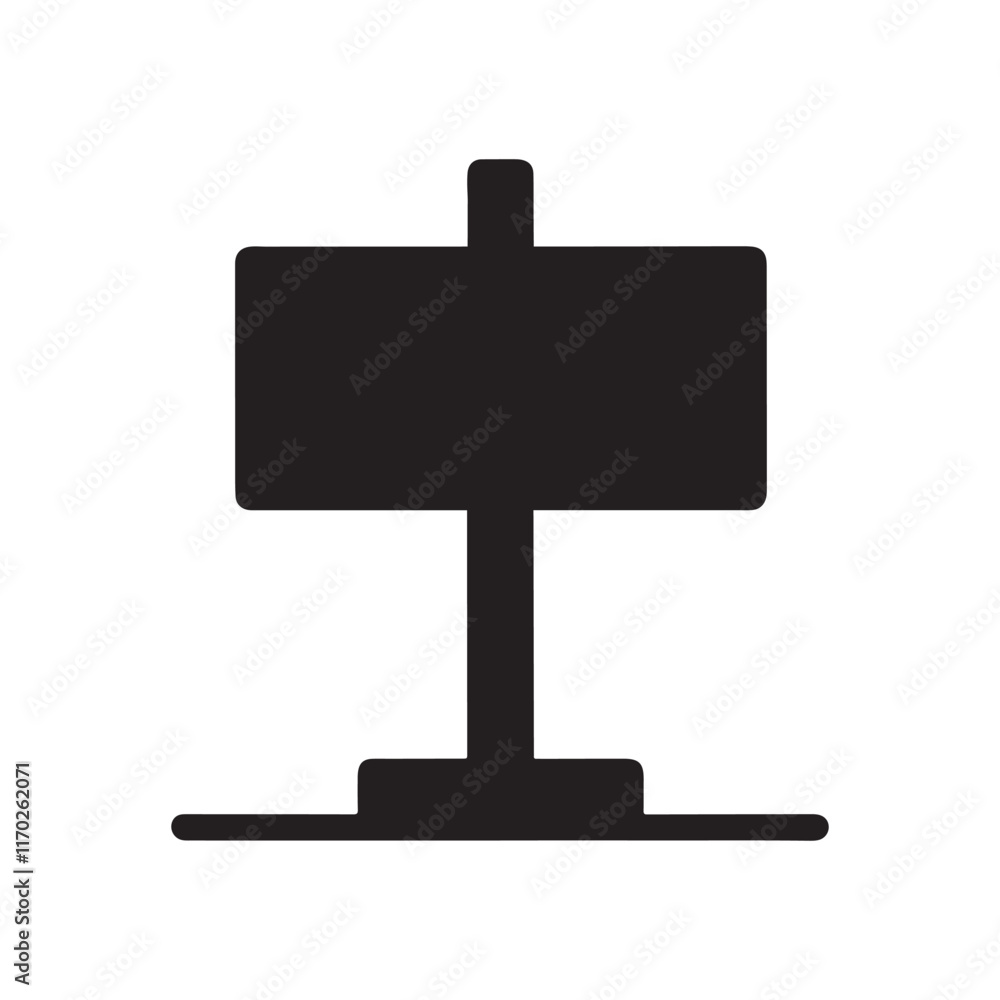blank billboard, signboard icon blank billboard, signboard icon