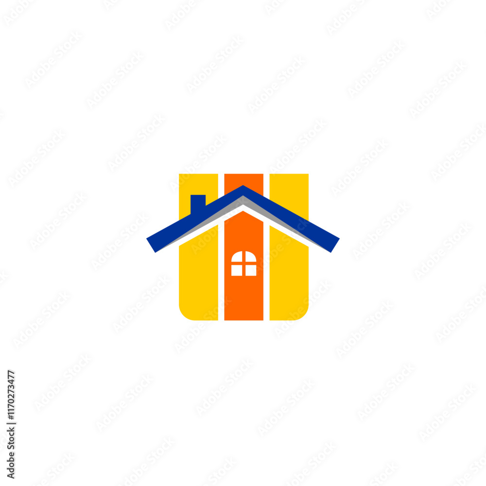house icon on white house apartment building vector logo house icon on white house apartment building vector logo