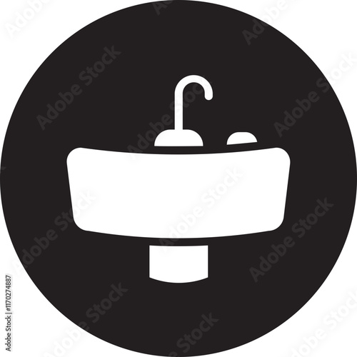 Washbasin  glyph icon