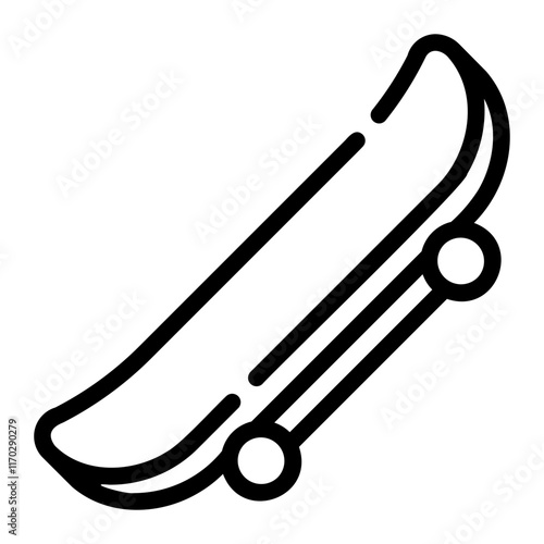 skateboard Line Icon