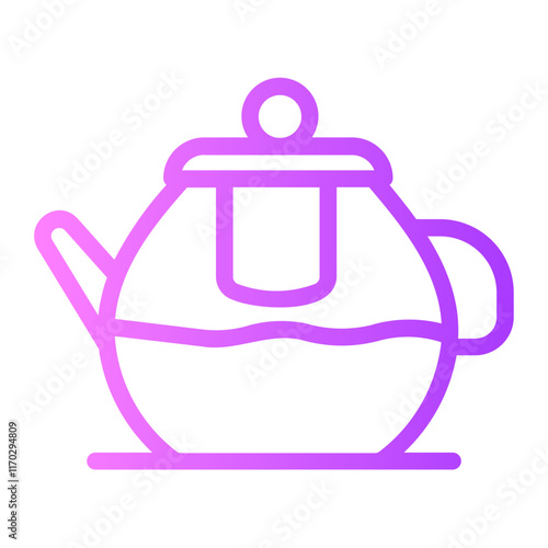 Tea Pot gradient icon