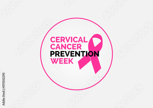 Cervical Cancer Prevention Week holiday concept