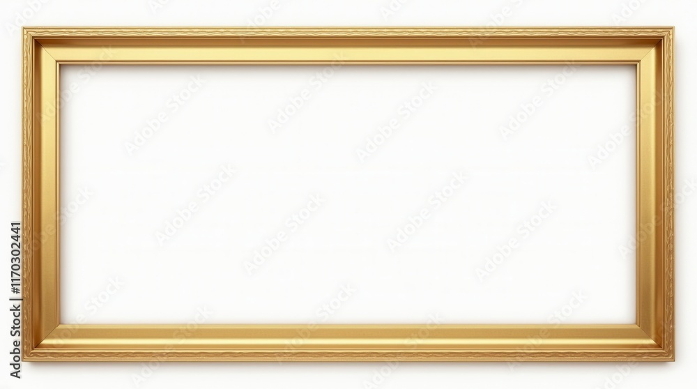 Set Of Golden Frames - Isolated White Background - Premium Pen Tool Cutout Set Of Golden Frames - Isolated White Background - Premium Pen Tool Cutout
