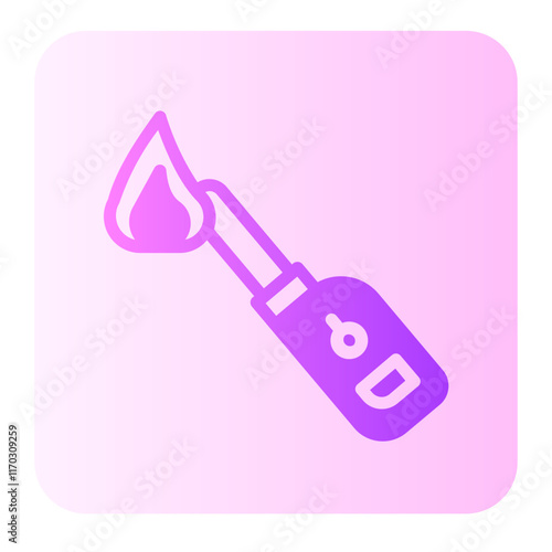 stove lighter gradient icon