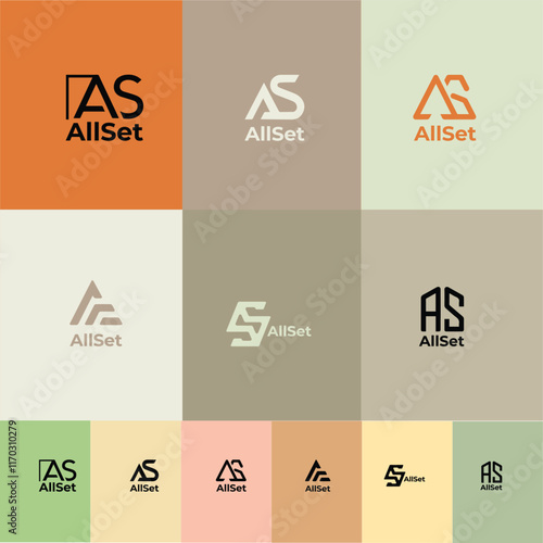 Logo template design ideas vector