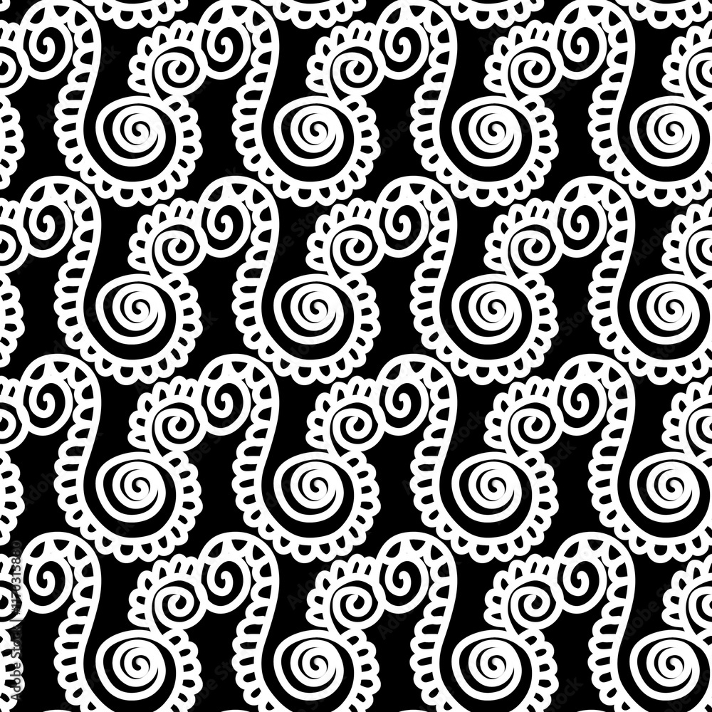 background, black and white pattern, flower pattern, leaves background, black and white pattern, flower pattern, leaves