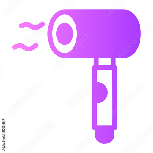 Hair Dryer  gradient icon