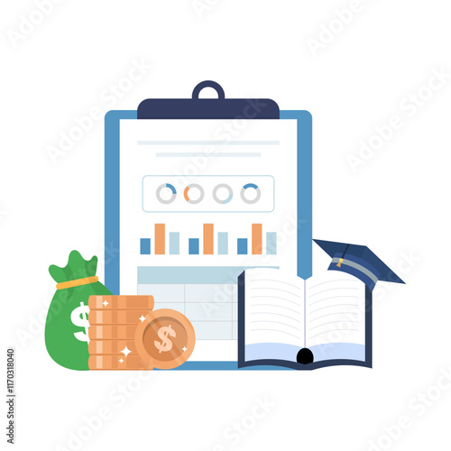 Finance Education Illustration