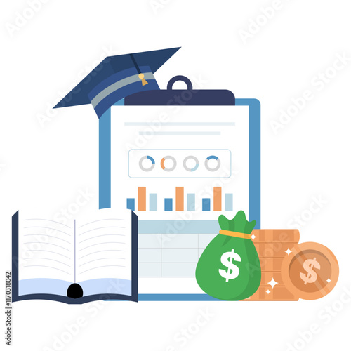 Finance Education Illustration