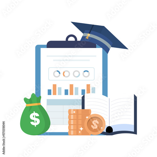 Finance Education Illustration